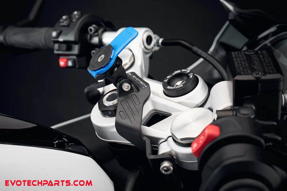Triumph Daytona 660 Quad Lock kompatibler Navihalter von Evotech Performance
